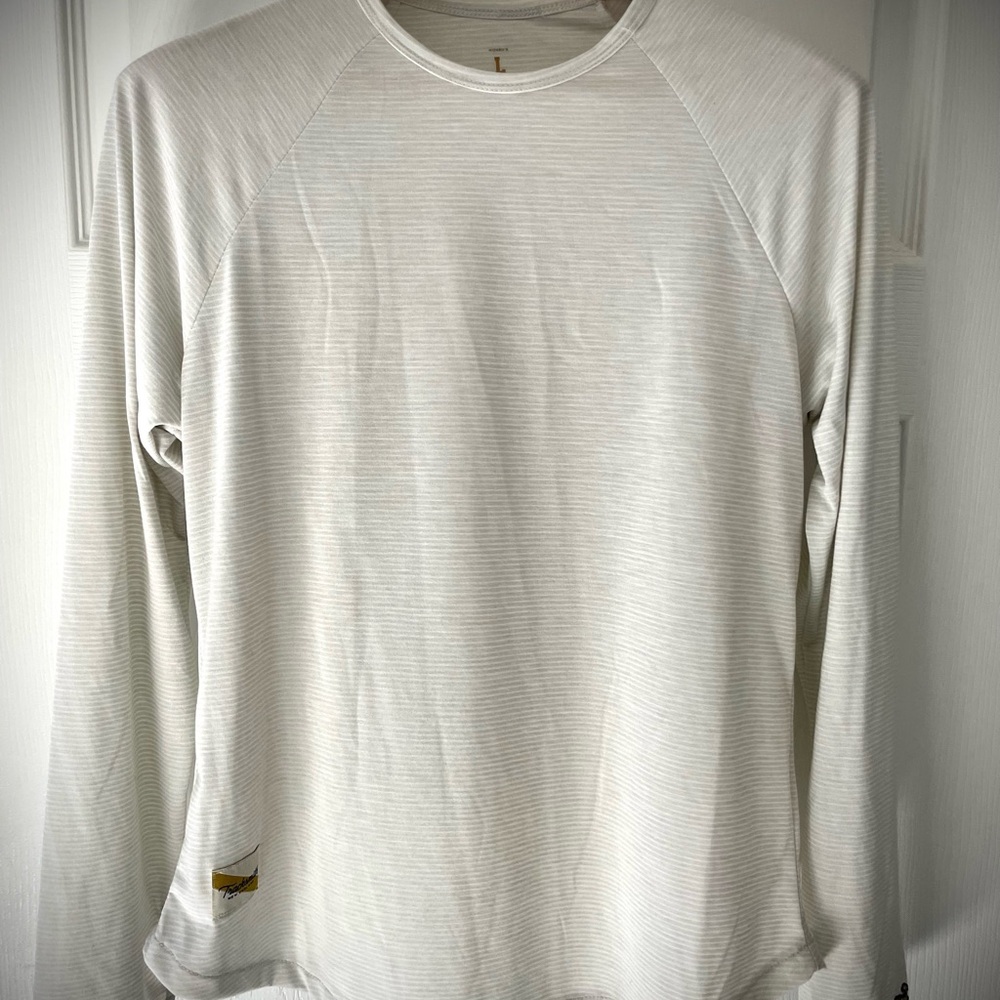 Tracksmith White Long Sleeve Tee